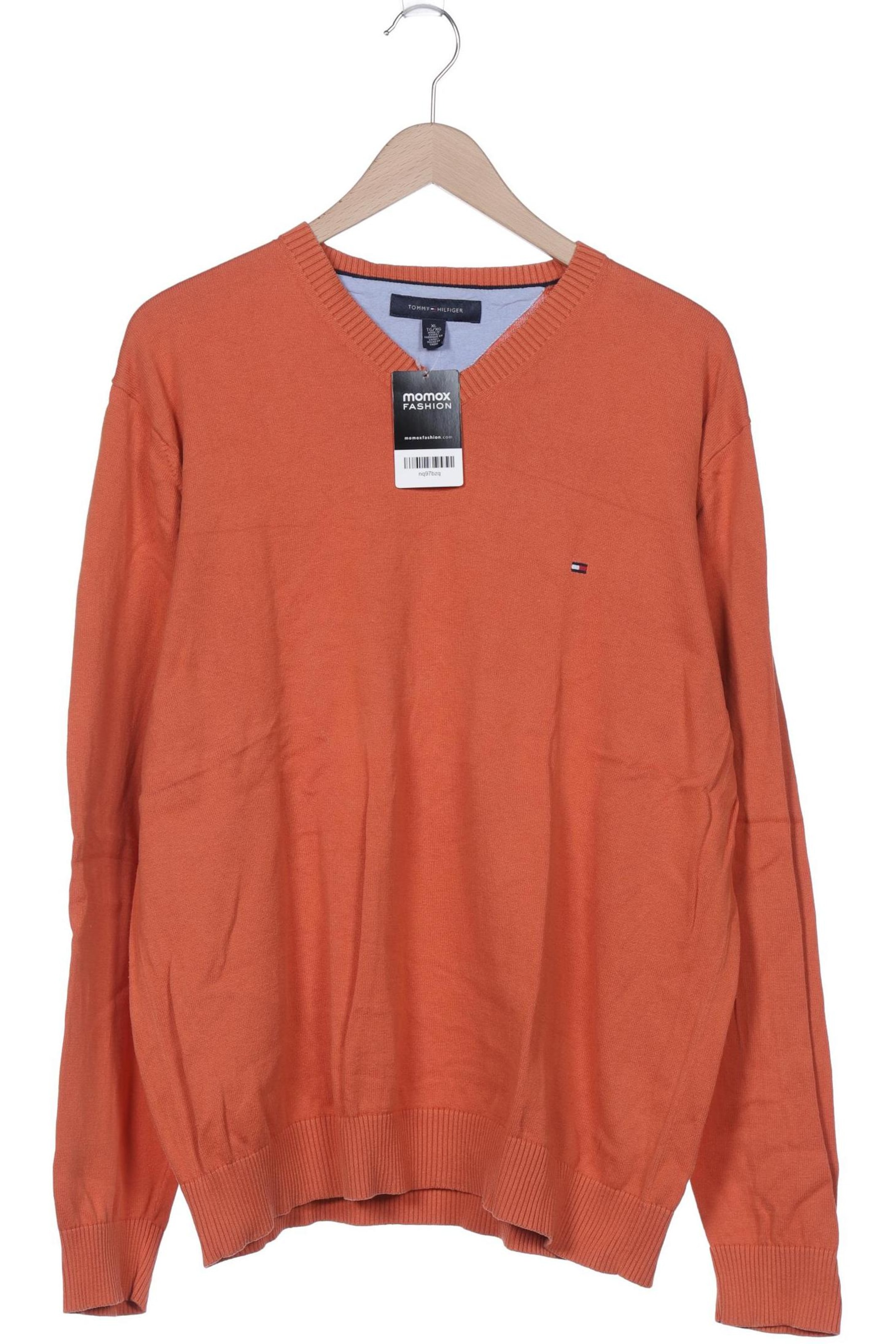 TOMMY HILFIGER Sweater & Cardigan in XL in Orange: front