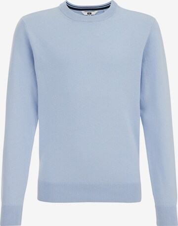 WE Fashion Sweater in Blue: front