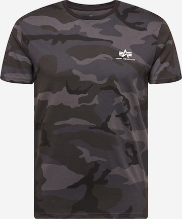 ALPHA INDUSTRIES Shirt in Grijs: voorkant