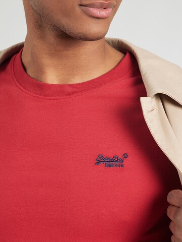 Superdry & Co Tričko 'Essential' - Červená
