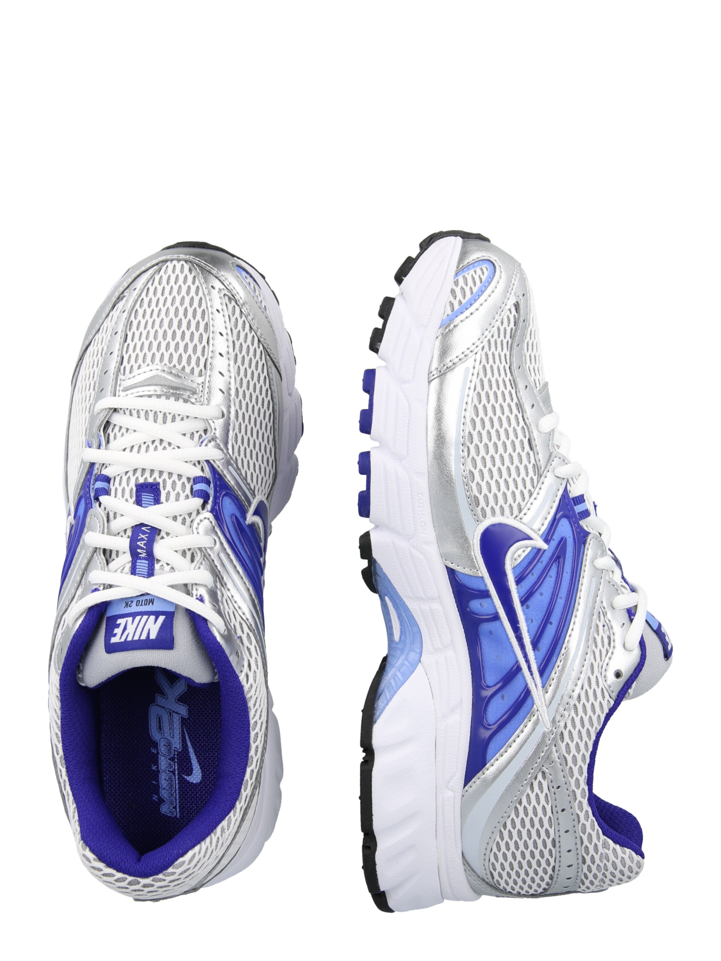 balts Nike Sportswear Zemie brīvā laika apavi 'AIR MAX MOTO 2K'