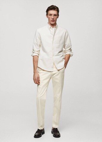 MANGO MAN Regular Pants 'dublino' in White