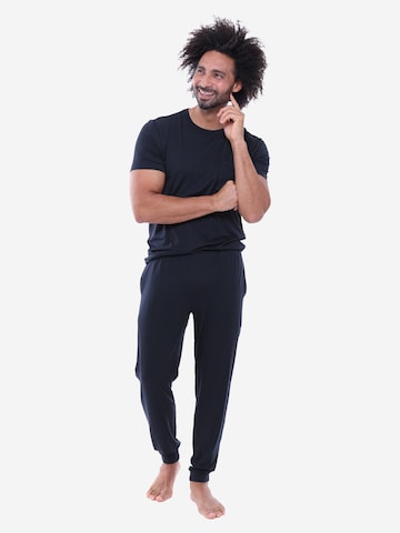 Mey Pajama short 'Jefferson' in Blue