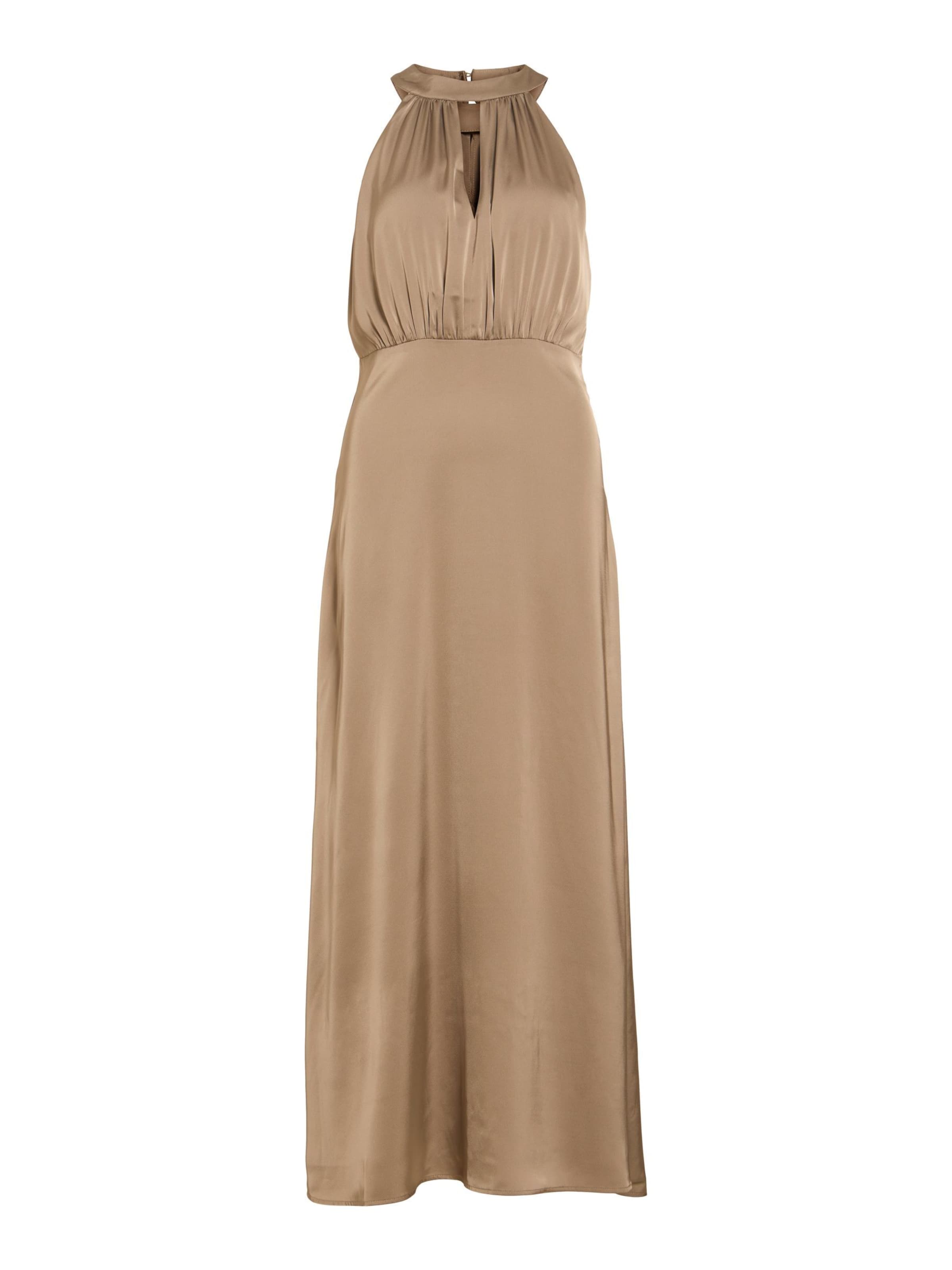 VILA Evening dress 'VIRavenna' in Beige: front