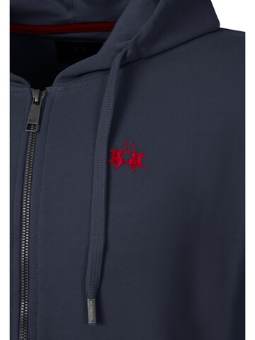 La Martina Sweat jacket ' MCF011 ' in Blue