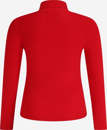 Calvin Klein Jeans Curve Pullover in Rot