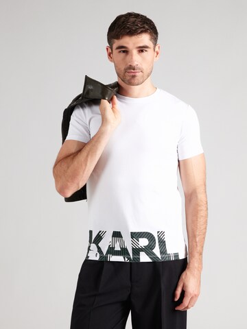 Karl Lagerfeld Póló - fehér: elől
