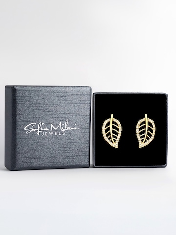 Sofia Milani Earrings 'Leaf' in Gold