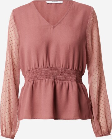 ABOUT YOU Bluse 'Florence' in Pink: predná strana