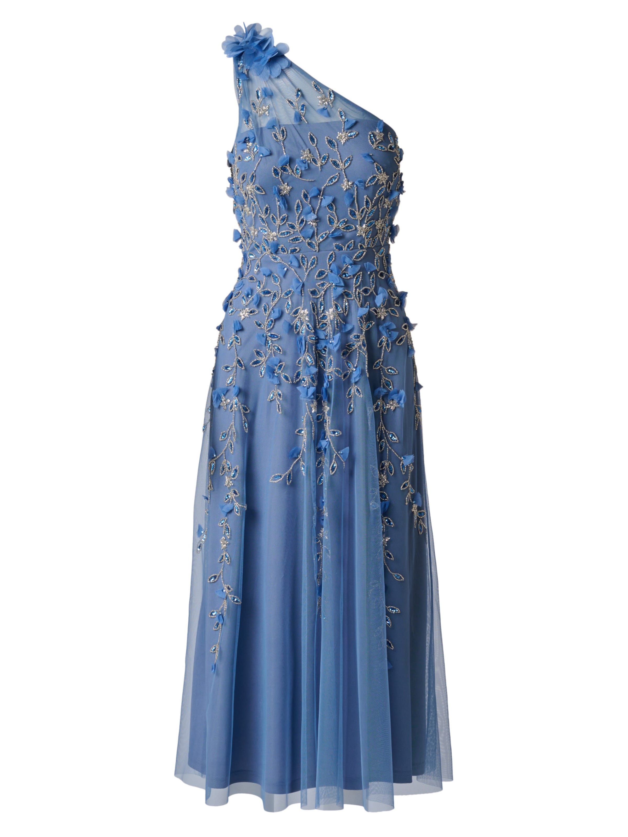 Adrianna Papell Cocktailjurk in Blauw: voorkant