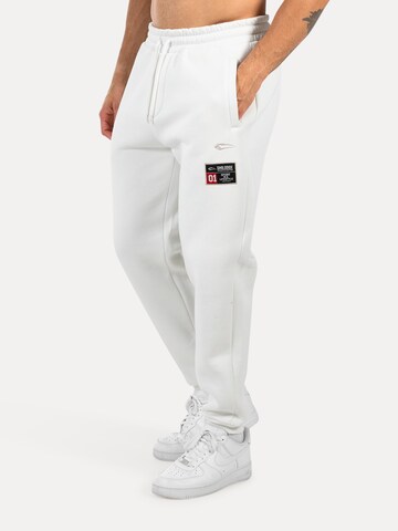 Smilodox Tapered Trousers 'Rayk' in Beige