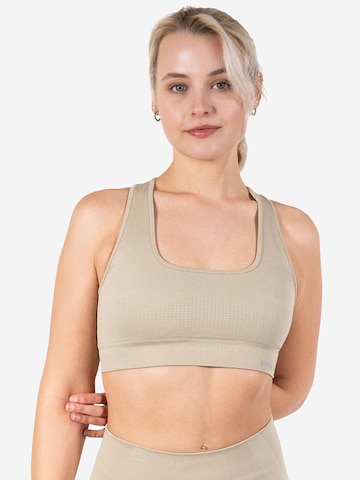 Stark Soul Bustier Sport bh in Beige: voorkant