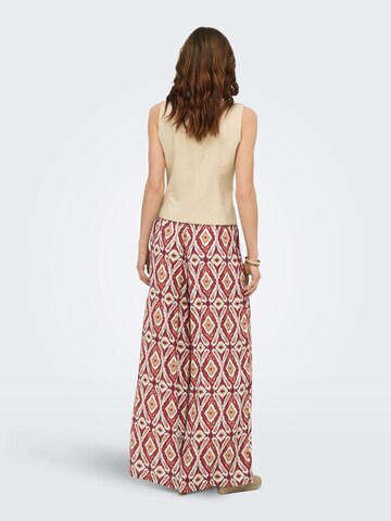 ONLY Baggy Broek 'Gini' in Rood