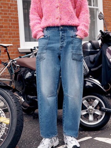 Next Loosefit Jeans i blå