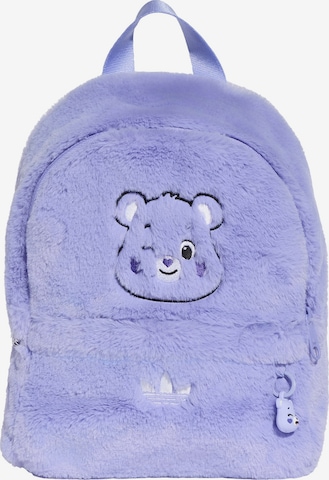 ADIDAS ORIGINALS - Mochila 'CARE BEAR' em roxo: frente