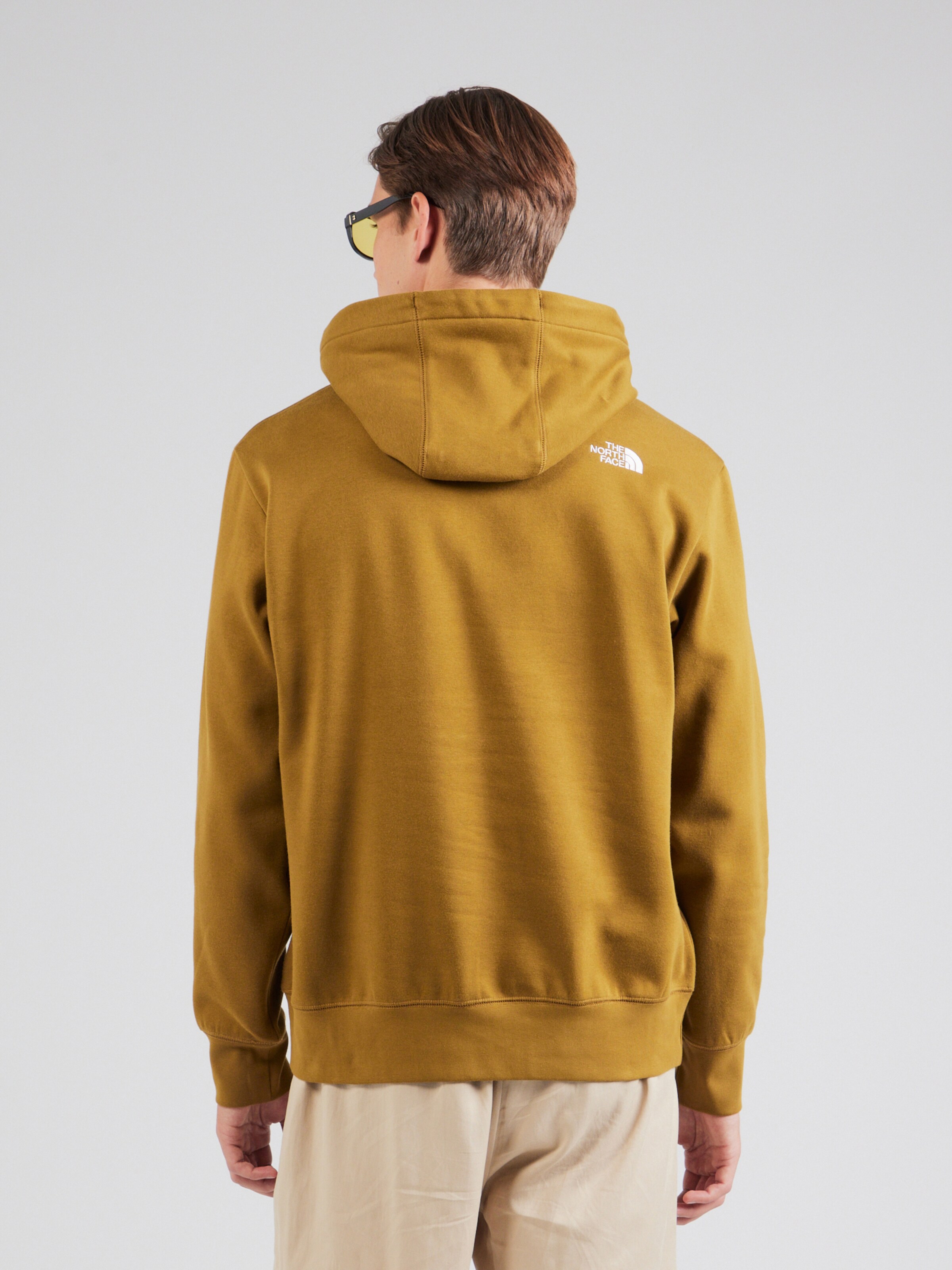 Mustard north face hoodie cheap
