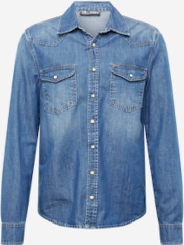 Coupe regular Chemise 'Rohan' LTB en bleu : devant