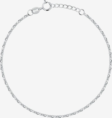 FAVS Fußkette in Silber: Vorderseite
