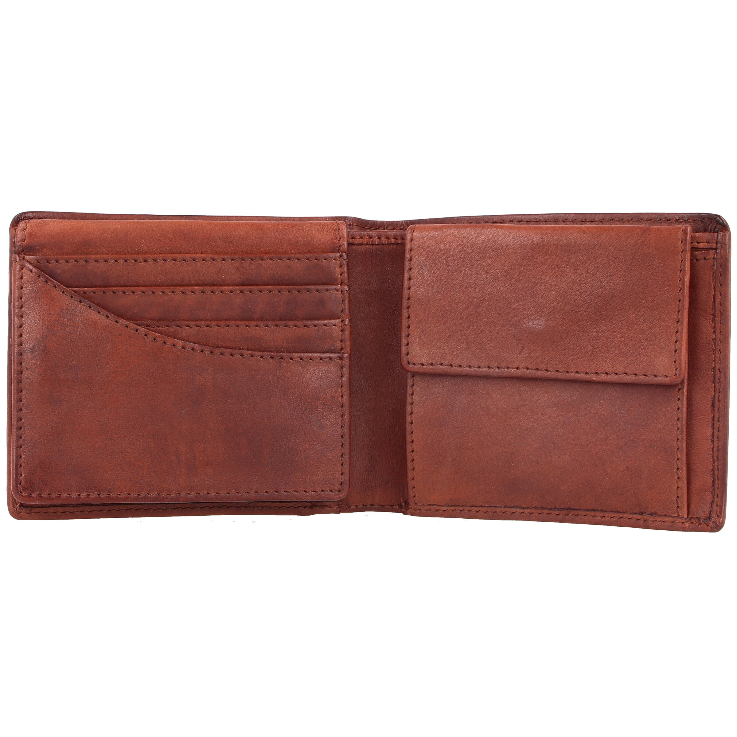 Porte-monnaies 'Vintage Washed' GREENBURRY en marron