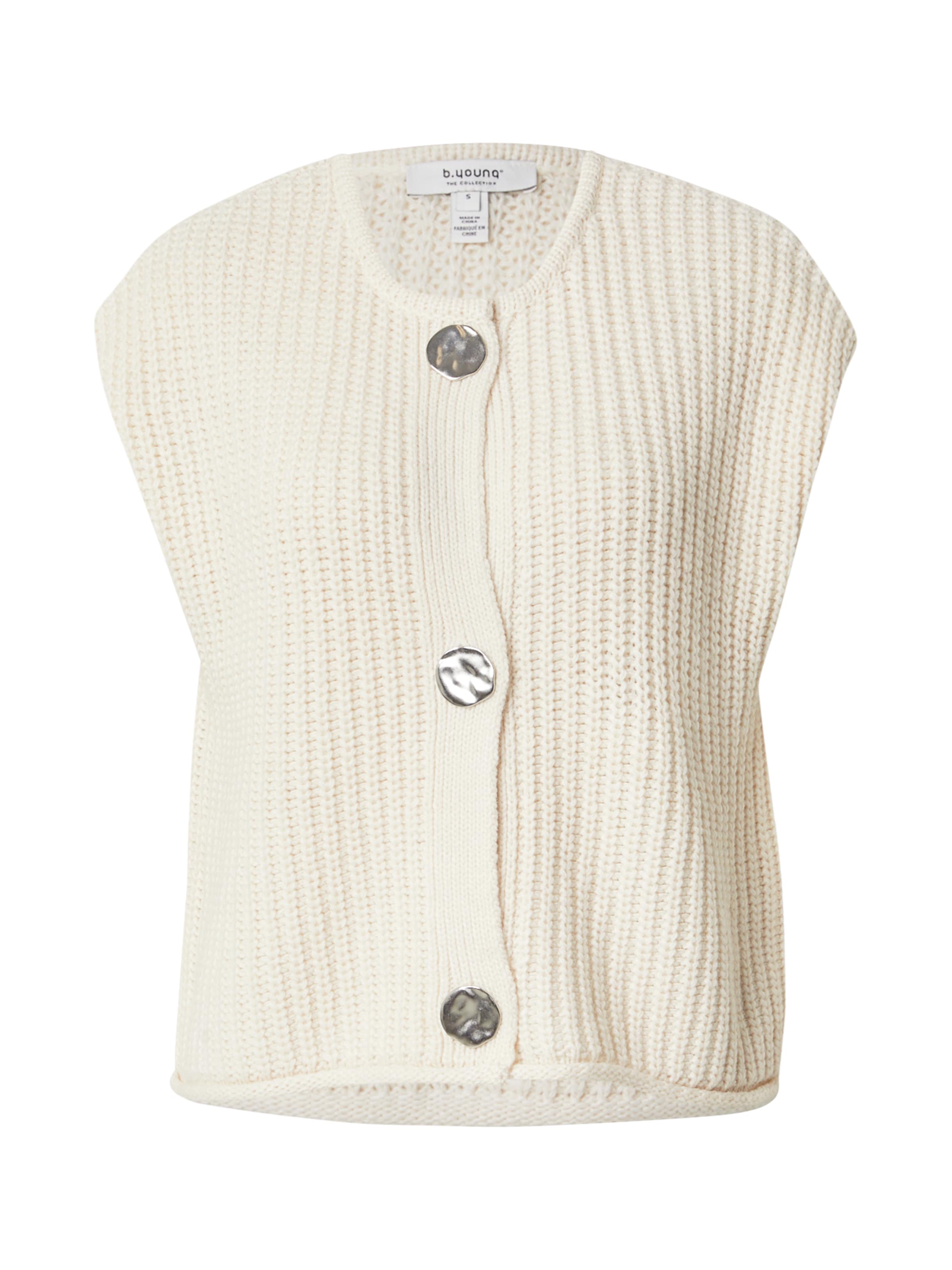 b.young Knit Cardigan 'BYNORMA' in Beige: front