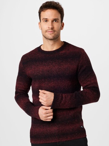 TOM TAILOR DENIM Pullover in Rot: predná strana