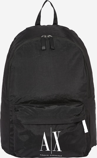 Rucsac ARMANI EXCHANGE pe negru / alb, Vizualizare produs