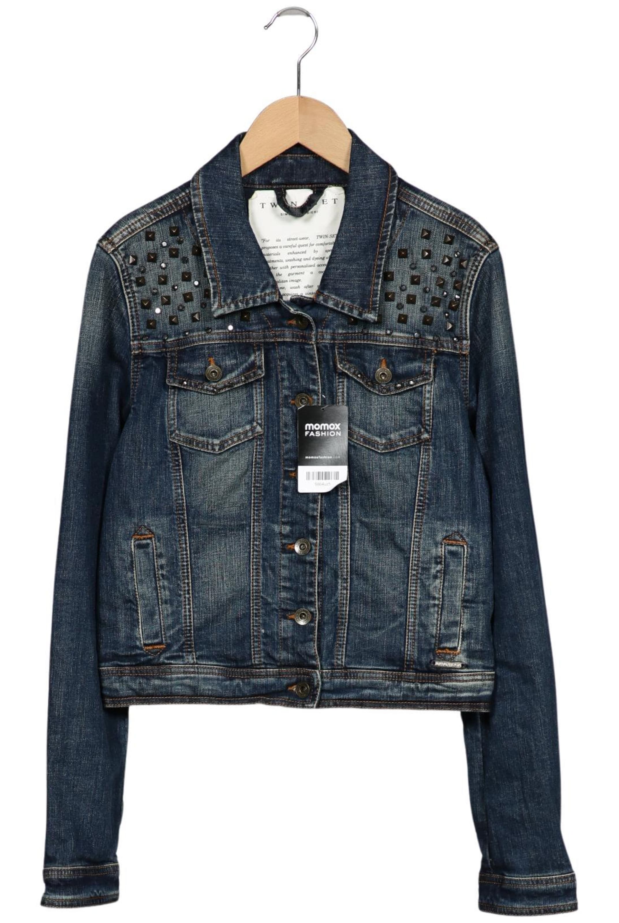 Twin Set Jacket & Coat in M in Blue: front