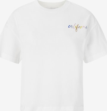 T-shirt Rich & Royal en blanc : devant