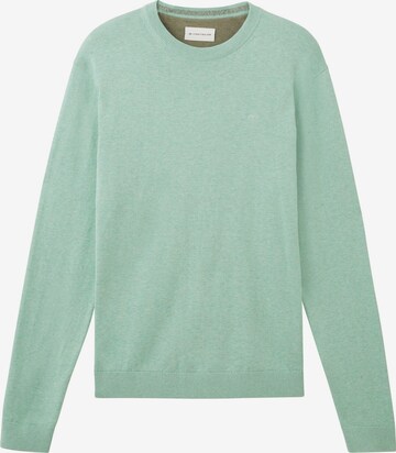 TOM TAILOR Sweater in Green: front