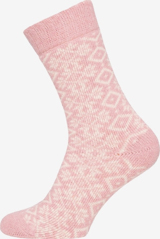 HomeOfSocks Socks 'HOS455' in Pink: front