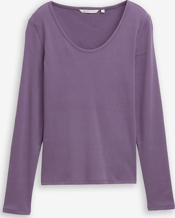TOM TAILOR DENIM Shirt in Purple: front