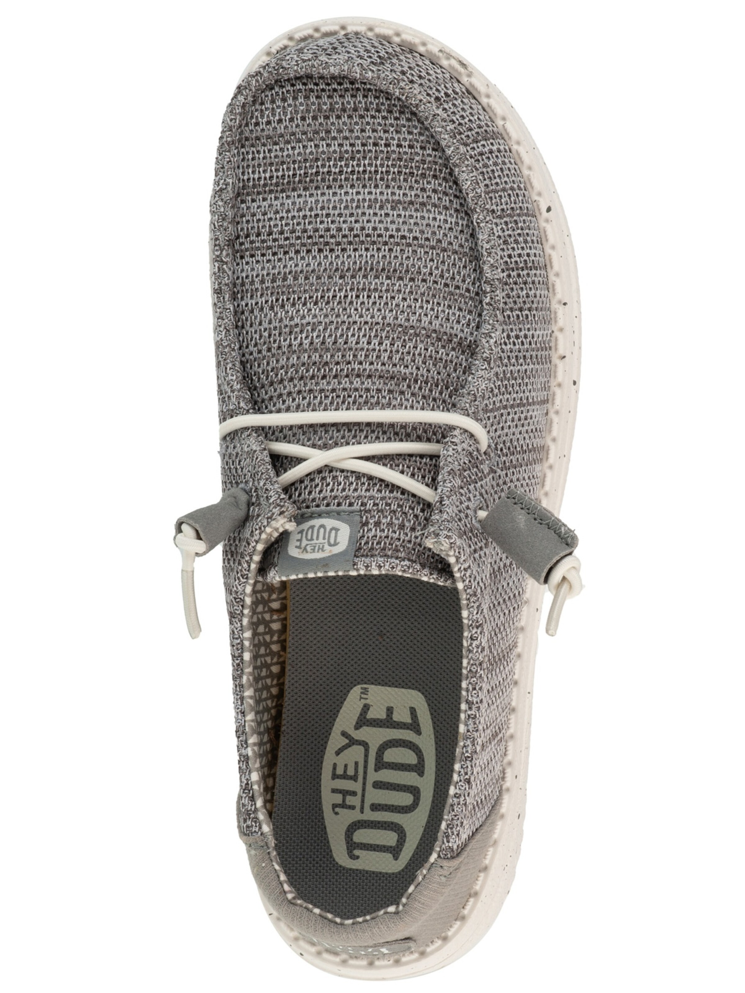 HEY DUDE Moccasin 'Wendy Stretch Sox' in Grey