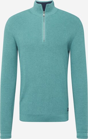 TOM TAILOR Sweater in Green: front