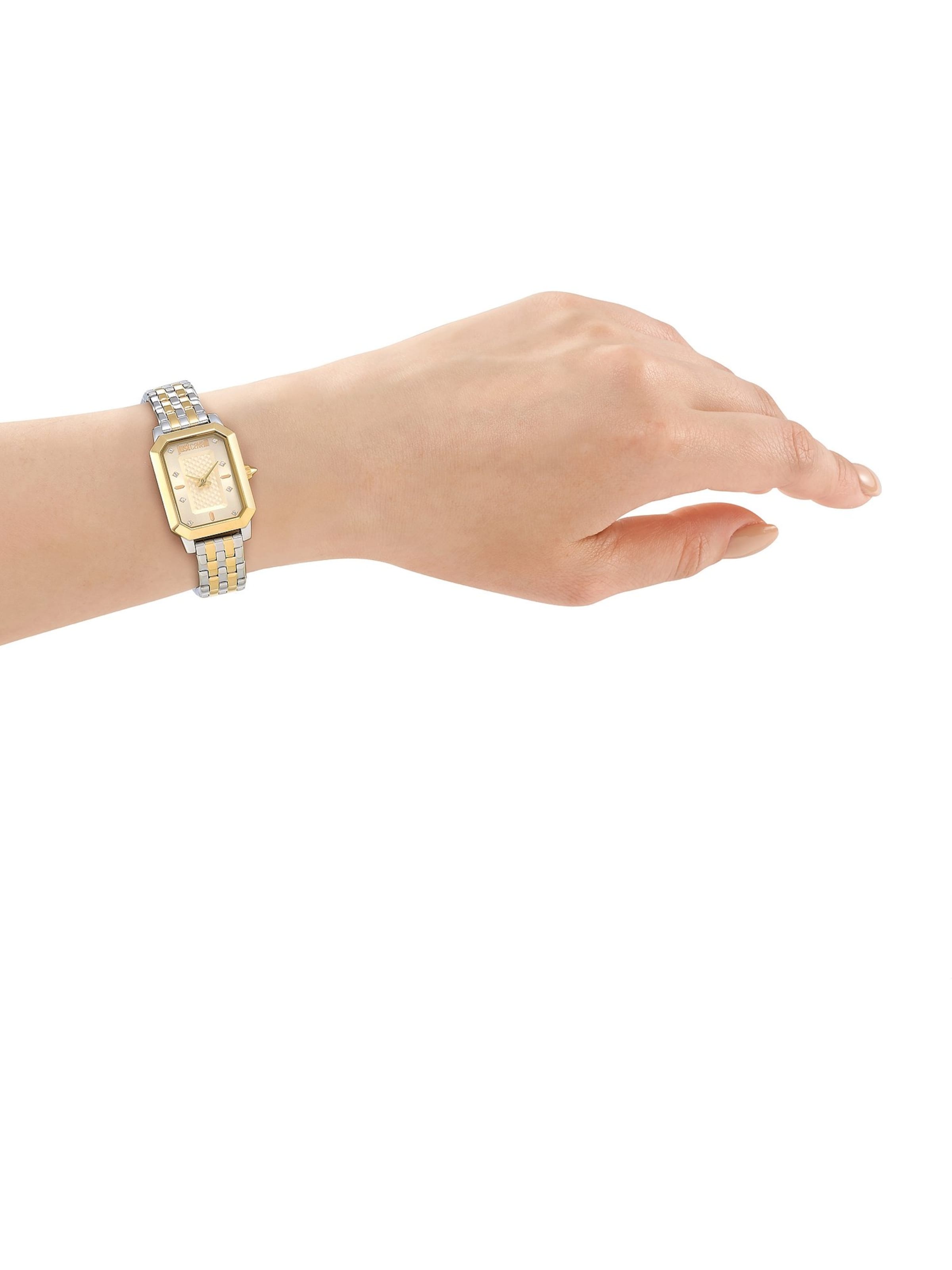 Just Cavalli Uhr in Gold: Vorderseite