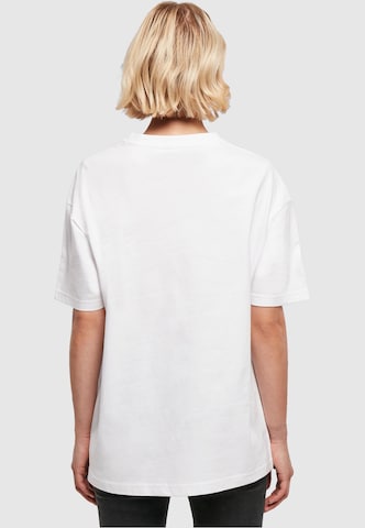 T-shirt oversize 'Just Start' Merchcode en blanc