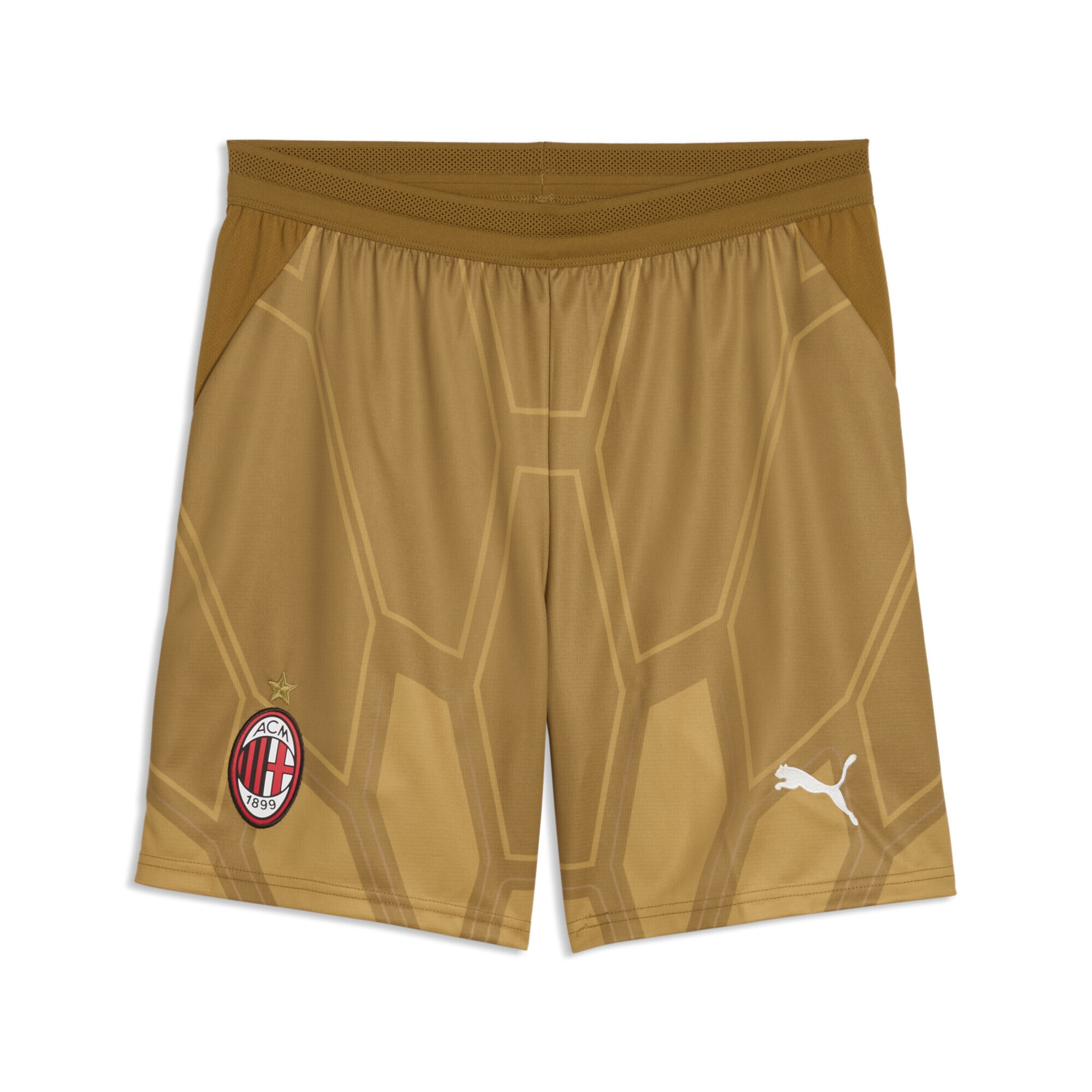 PUMA Regular Sportbroek in Geel: voorkant