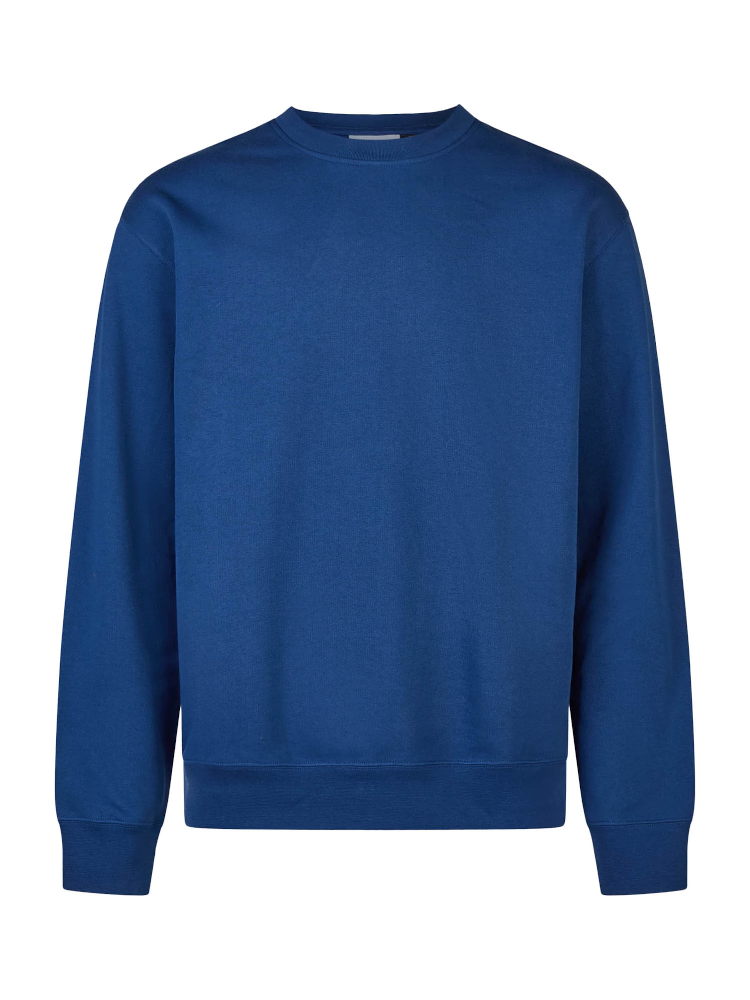 Cleptomanicx Sweatshirt 'Ligull Classic' in Blue: front