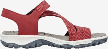 Rieker Sandalen met riem in Rood