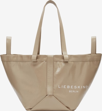 Liebeskind Berlin Shopper torba 'Elvira' u svijetlosmeđa / bijela, Pregled proizvoda