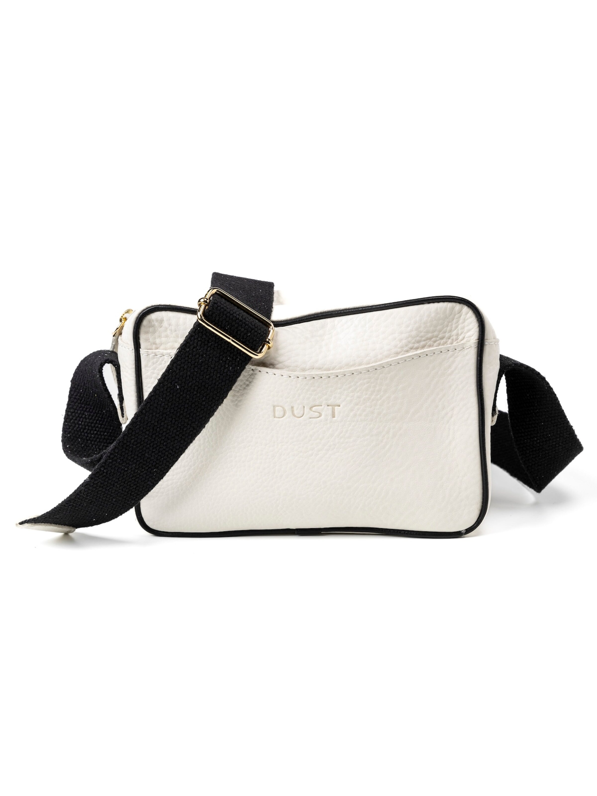 THE DUST COMPANY Taška přes rameno 'Leather Crossbody White The Sausalito Collection' – bílá