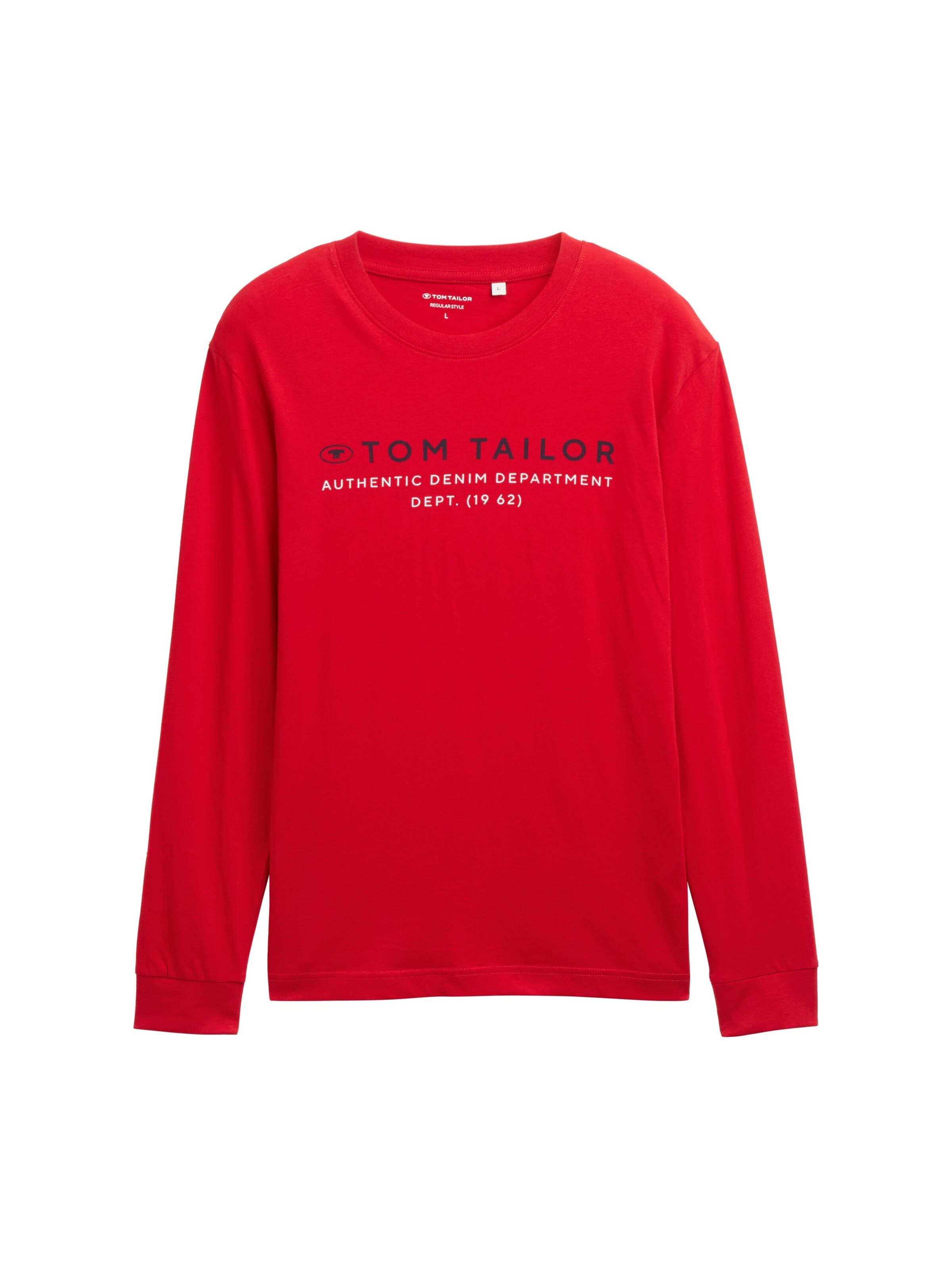 T-Shirt TOM TAILOR en rouge : devant