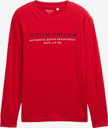 TOM TAILOR Shirt in Rot: Vorderseite