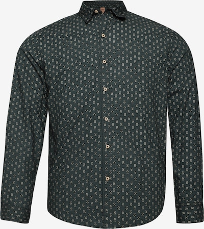Campus Sutra Button Up Shirt 'Walker' in Grey / Green / Black, Item view
