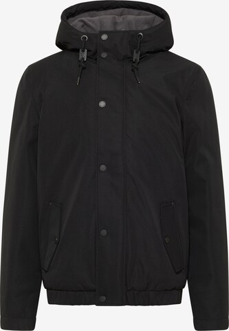 TUFFSKULL Weatherproof jacket 'Urban Storm' in Black: front