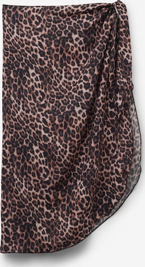 Tezenis Strandtuch in M/L in ecru / schoko / schwarz, Produktansicht