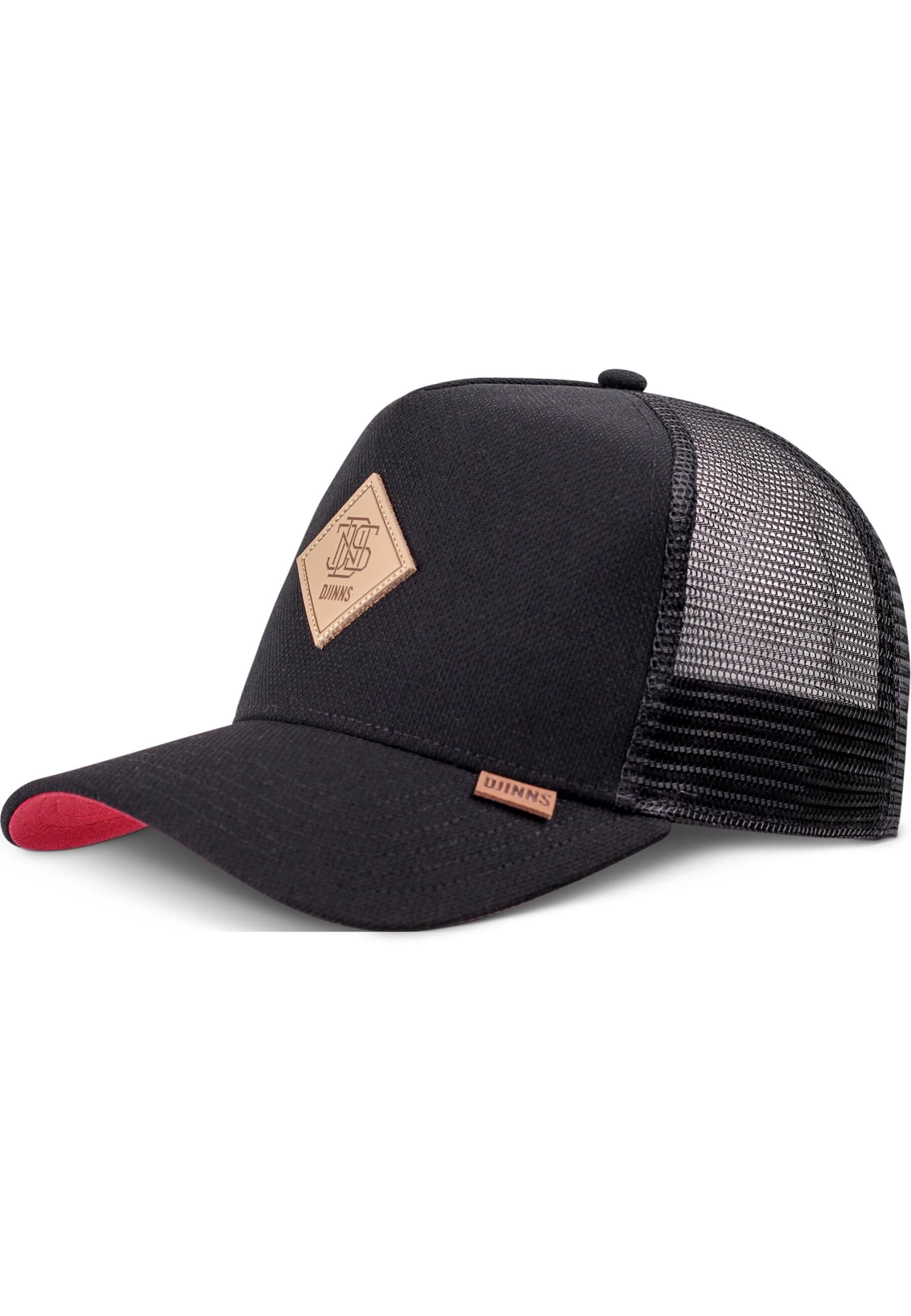 DJINNS Kšiltovka 'HFT Plainlace' – černá: přední strana