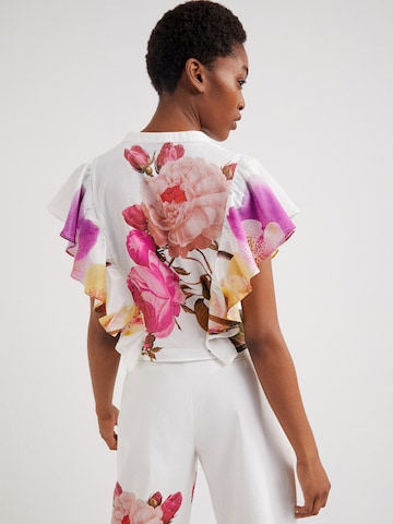 Chemisier 'LUCRECIA' Desigual en blanc