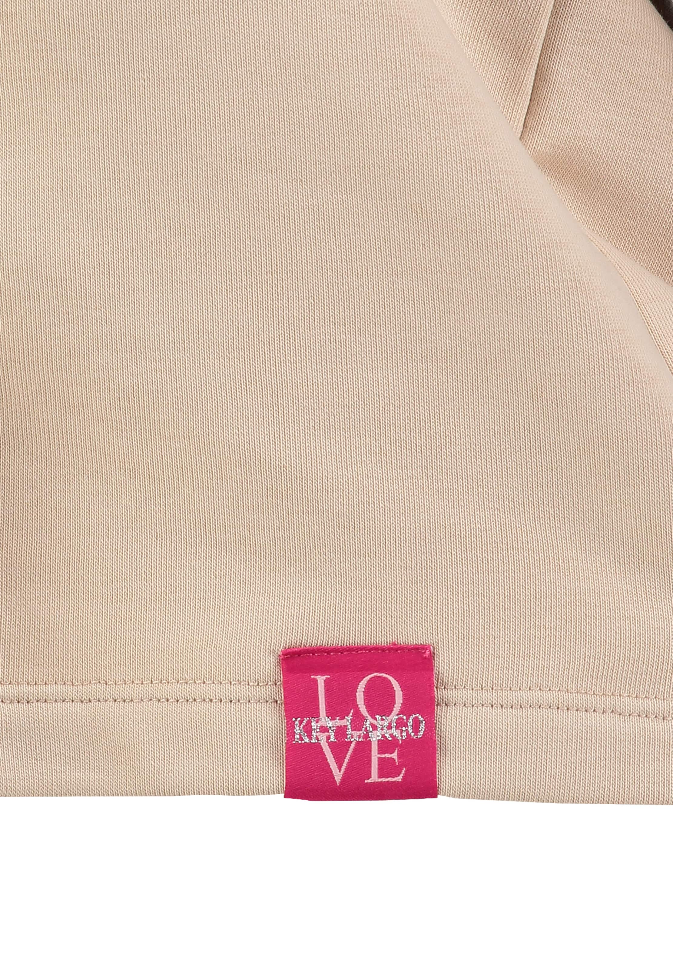 Key Largo Sweatshirt 'Move On' i beige