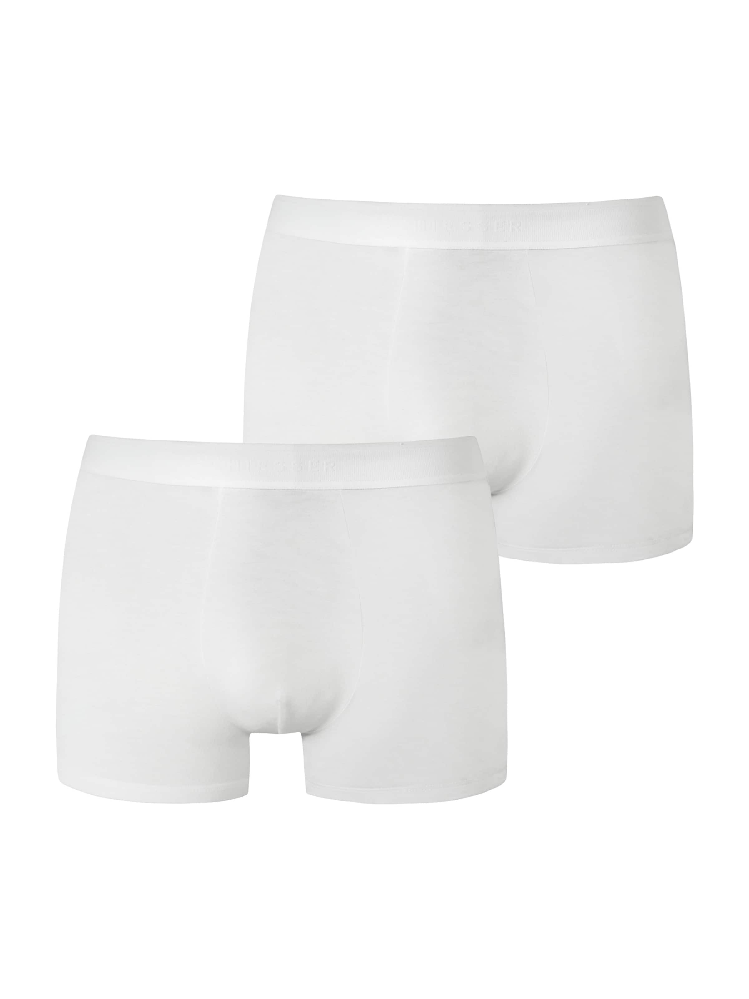 Boxers SCHIESSER en blanc : devant