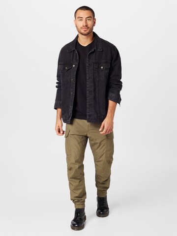 Effilé Pantalon cargo G-Star RAW en vert